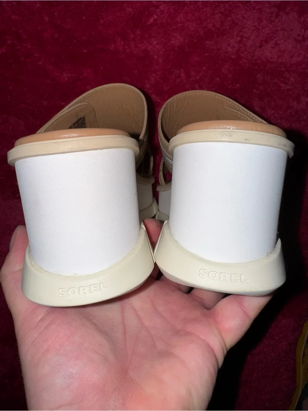 SOREL Joanie lll Wedge Slide size  8.5 Excellent Pre-Owned Condition GORGEOUS!